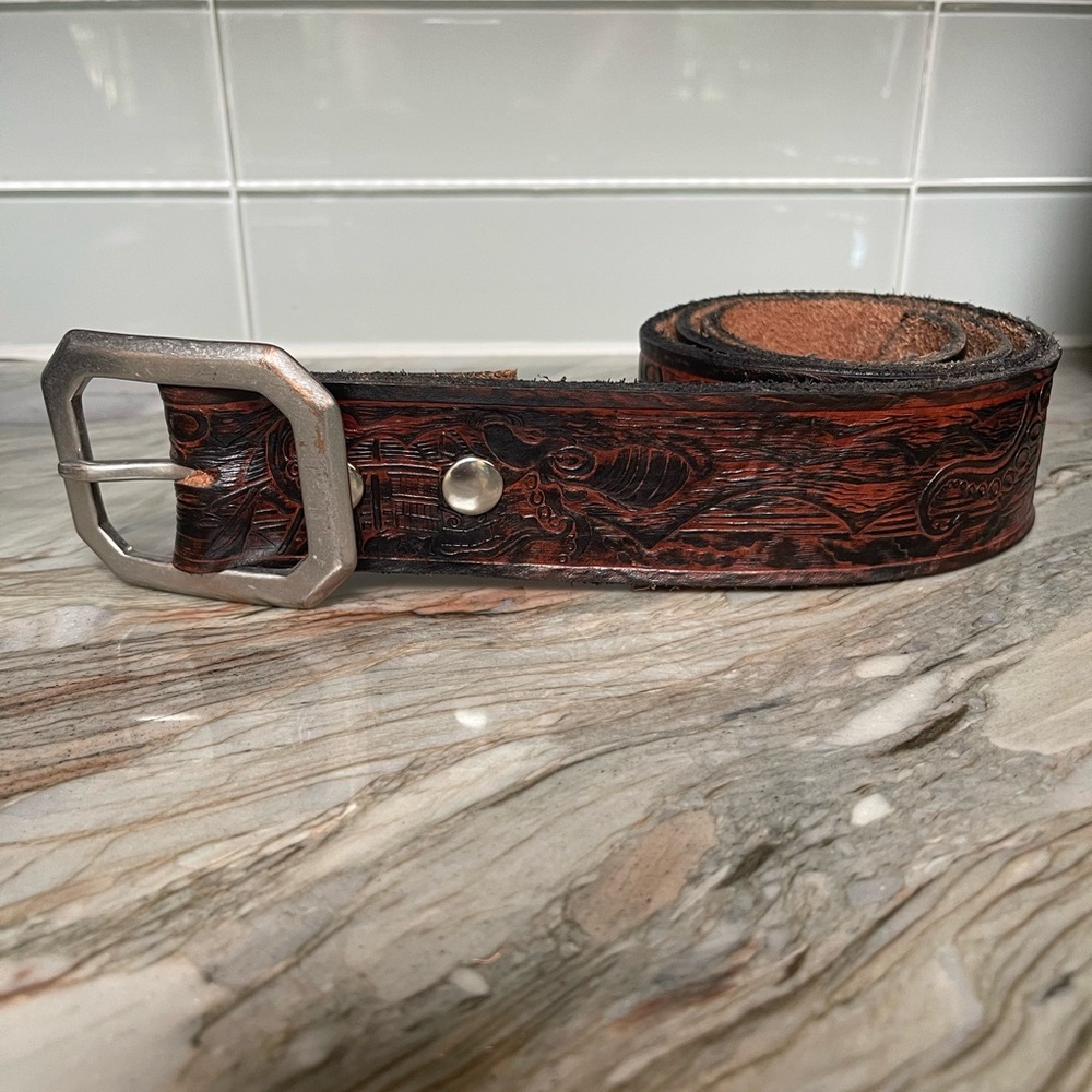 Custom made belt from Pikes Market in Seattle